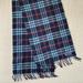 Burberry Accessories | Burberry Cashmere Scarf | Color: Blue/Red | Size: 55" Long X 12" Wide