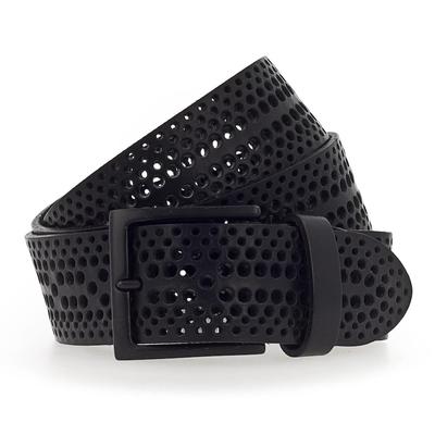 b.belt Jed Gürtel Leder 95 cm Schwarz Herren