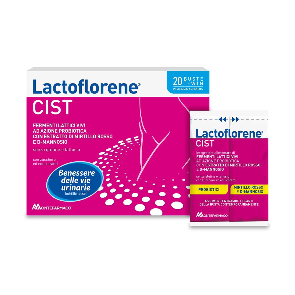 Lactoflorene® Cist 20 Bustine Per il benessere delle vie urinarie 80 g