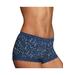 Plus Size Women's Microfiber and Lace Boyshort by Maidenform in Shiny Star Navy (Size 6)
