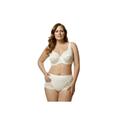 Plus Size Women's Full-Lace Underwire Bra by Elila in Ivory (Size 36 F)