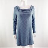 Anthropologie Dresses | Anthropologie Pure + Good Blue Long Sleeve Knit | Color: Blue/Gray | Size: Xs