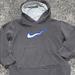 Nike Shirts & Tops | Gray Nike Hooded Sweatshirt | Color: Blue/Gray | Size: 4b