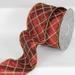 The Holiday Aisle® Swirl Diamond Ribbon Fabric in Red | 0.12 H x 3 W x 720 D in | Wayfair A005898ECE2B443589416DA2A10ADB24