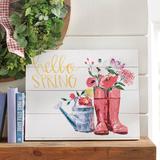 Hello Spring Garden Canvas - Grandin Road