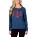 Women's Concepts Sport Navy Washington Wizards Mainstream Terry Long Sleeve T-Shirt