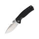 DPx Gear HEST Urban MilSpec Framelock Folding Knife 2.75in Tumbled Finish Cpm-154 SS Blade Black Textured G10 Handle With Titanium Coated Titanium