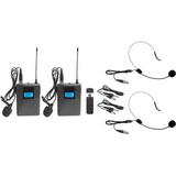 VocoPro USB-CAST-BODYPACK 2-Person USB Digital Wireless Bodypack System with Headse USB-CAST-BODYPACK