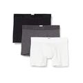 Levi's Men's Premium Boxer Briefs (3 Pack) Shorts, Black Gray Combo, L (Pack of 3)