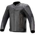 Alpinestars Faster V2 Giacca moto in pelle, nero, dimensione 50