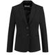 Gerry Weber Damen met lange mouwen Blazer, Schwarz, 48 EU