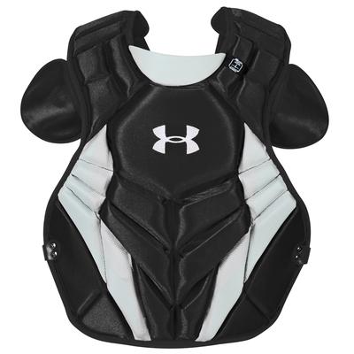 Under Armour Victory Series 4 NOCSAE Certified 15.5" Baseball Catcher's Chest Protector Black