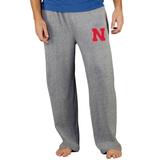 Men's Concepts Sport Gray Nebraska Huskers Mainstream Terry Pants