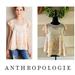 Anthropologie Tops | Anthropologie Hd In Paris Fluttered Flores Top 2 | Color: Red | Size: 2