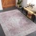 White 30 x 0.08 in Area Rug - Langley Street® Fleckenstein Oriental Rose/Ivory Area Rug Polyester | 30 W x 0.08 D in | Wayfair