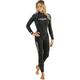 Cressi Women's Maya Lady Monopiece Wetsuit 2.5mm Einteiliger Neoprenanzug Damen für alle Wassersportarten, Schwarz/Aquamarin, XL