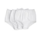 Blair Women's 3-Pack Cotton Panties - White - 9 - Misses