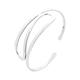 TreasureBay Silver Bangle Bracelet for women and girls - Women's Plain 925 Sterling Silver Bangle Bracelet