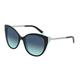 Tiffany TF4166 80559S Black/Blue TF4166 Cats Eyes Sunglasses Lens Category 2 Size 55mm