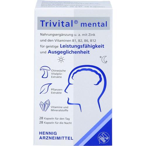 Hennig Arzneimittel – TRIVITAL mental Kapseln Mineralstoffe
