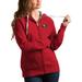 Women's Antigua Scarlet San Francisco 49ers Victory Full-Zip Hoodie