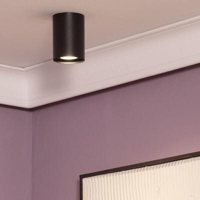 Deckenleuchte Aluminium Quarz Schwarz Schwarz Image