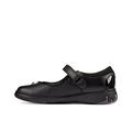 Clarks Sea Shimmer Kid Leather Shoes in Black Narrow Fit Size 11.5