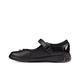 Clarks Sea Shimmer Kid Leather Shoes in Black Narrow Fit Size 11.5