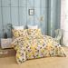 Red Barrel Studio® Brittian Yellow Tulips Duvet Cover Set Microfiber, Polyester in White/Yellow | King | Wayfair 3A5D9CD6DFF041ABA7BE9DF41CE47548