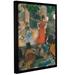 Fleur De Lis Living 'Cafe Concert at Les Ambassadeurs' - Floater Frame Painting Print on Canvas in Gray/Green/Orange | 32 H x 24 W x 2 D in | Wayfair