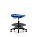 Inbox Zero Tractor Height Adjustable Lab Stool Plastic/Metal in Blue | 29 H x 25 W x 25 D in | Wayfair 516A2448A5414E9183606E5246842C7D