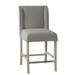 Fairfield Chair Dora Counter & Bar Stool Wood/Upholstered in Gray/Brown | 42 H x 20.5 W x 25 D in | Wayfair 6018-C7_3162 63_AlmondBuff