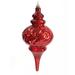 Brite Star Battery Operated Lighted Finial Ornateent Plastic in Red | 10 H x 4.5 W x 4.5 D in | Wayfair 48-779-00
