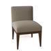 Side Chair - Fairfield Chair Granada 21" Wide Side Chair Polyester/Other Performance Fabrics in White/Yellow/Brown | Wayfair 2713-78_3162 08_Walnut