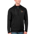 Men's Antigua Black UAB Blazers Big & Tall Generation Quarter-Zip Pullover Jacket