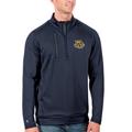 Men's Antigua Navy Marquette Golden Eagles Big & Tall Generation Quarter-Zip Pullover Jacket