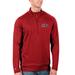 Men's Antigua Red Ole Miss Rebels Big & Tall Generation Quarter-Zip Pullover Jacket