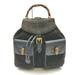 Gucci Bags | Gucci Black Suede Bamboo Backpack 862003 | Color: Black | Size: 11.8"L X 3.93"W X 9.84"H