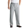 Men's Big & Tall Knockarounds® Full-Elastic Waist Pants in Twill or Denim by KingSize in Light Grey (Size 3XL 40)