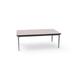 WB Manufacturing Lobo Armor Edge Adjustable Height Rectangular Activity Table Laminate/Metal | 37.75 H in | Wayfair LOB7082-ADJG4-25