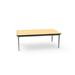 WB Manufacturing Lobo Armor Edge Adjustable Height Rectangular Activity Table Laminate/Metal | 37.75 H in | Wayfair LOB7082-ADJG4-94