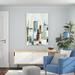 Zipcode Design™ City Colors I by Ethan Harper - Wrapped Canvas Print Metal in Blue/Brown/White | 48 H x 32 W x 1.25 D in | Wayfair