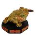 Bungalow Rose Money Frog on Bagua Figurine Resin in Brown/Yellow | 2 H x 3 W x 2 D in | Wayfair AA506937B85D470FBA5DDC9DFA6452B5