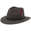 Stetson Yutan Women's/Men's Felt hat - Wool Felt Winter hat with Asahi Guard - Dirt and Water-Repellent Men's hat - Outdoor Packable - Summer/Winter - traveller's hat Serpent XL (60-61 cm)