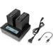 SHAPE Dual BP-975 7.4V Battery Kit with LCD Charger for Canon & RED KOMODO BP92B