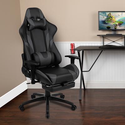 Gray Reclining Gaming Chair - Flash Furniture CH-1...