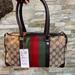 Gucci Bags | Gucci Sherry Line Boston Bag | Color: Red/Tan | Size: 11x4x6.5