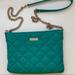 Kate Spade Bags | Kate Spade Quilted Crossbody Bag | Color: Blue/Green | Size: Os