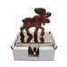 The Holiday Aisle® Moose Stocking Holder in Black/Red | 6.1 H x 4.92 W in | Wayfair 526A46ACD74844B188CCEF5FAA2A8A36
