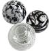 Orren Ellis 3 Piece Alakananda Sphere Set Glass in Black/Gray | 6 H x 18 W x 6 D in | Wayfair F2A73A81B6C84771AC83767DA9CC8506